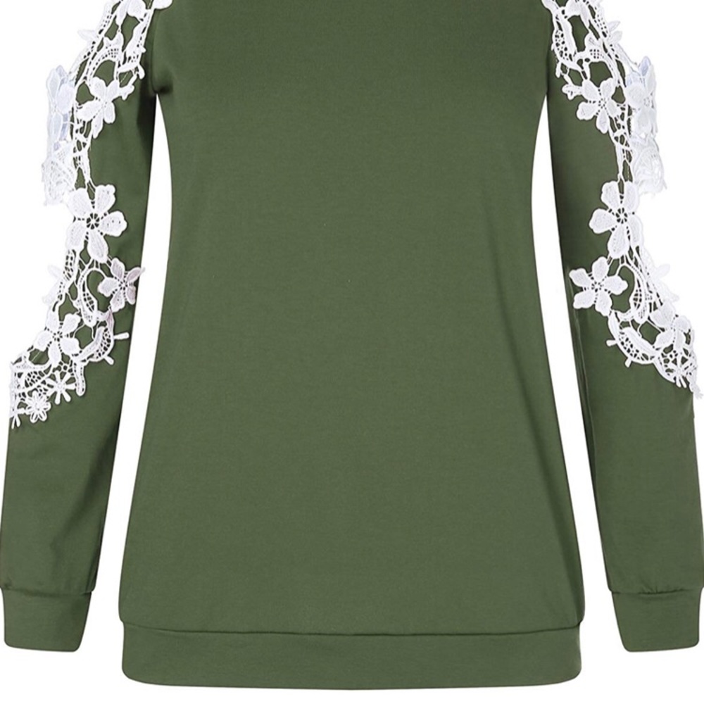 ⭐️StyleDome Lace Cold Shoulder⭐️